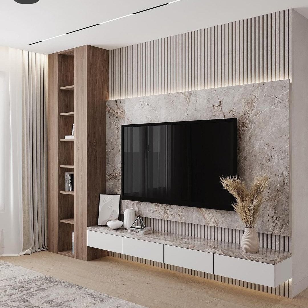 تركيب ديكورات تلفزيون